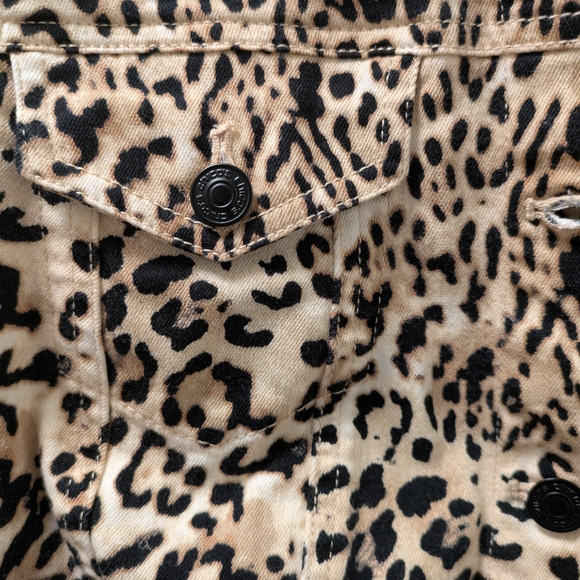 Chico's Animal Print Jean Jacket - Picture 15 of 16